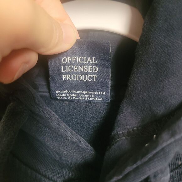 University of Oxford Crest Hoodie Sweatshirt Kids Size 9/10 Years Blue Pullover - Picture 8 of 12